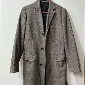 J.Crew Glen Plaid Topcoat - 36R